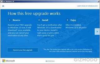 Illustration for article titled Qué hacer si no nos aparece el icono de actualización de Windows 10
